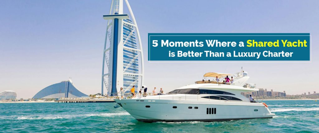 5 moments where a shared yacht is better than a luxury charter
